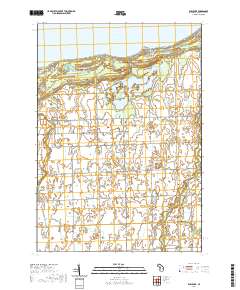Rush Lake 2019 topographic map thumbnail