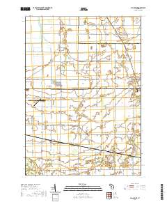Saginaw NE 2019 topographic map thumbnail