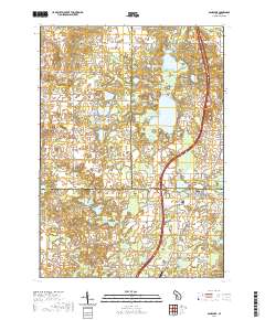 Sand Lake 2019 topographic map thumbnail
