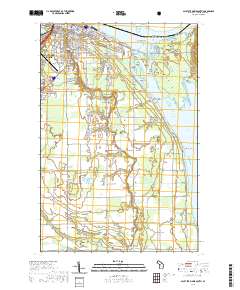 Sault Ste. Marie South 2019 topographic map thumbnail
