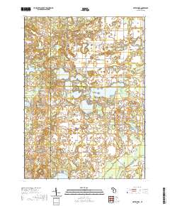 Sister Lakes 2019 topographic map thumbnail