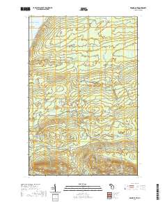 Skanee South 2019 topographic map thumbnail