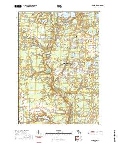 Skidway Lake 2019 topographic map thumbnail