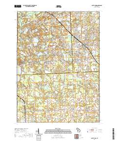 South Lyon 2019 topographic map thumbnail