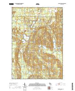 Starvation Lake 2019 topographic map thumbnail