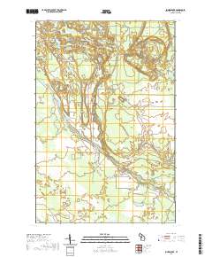 Sunken Lake 2019 topographic map thumbnail