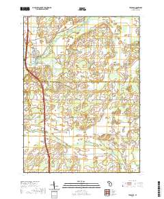 Tekonsha 2019 topographic map thumbnail