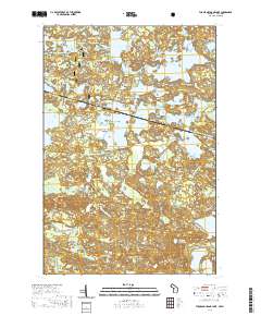 Thousand Island Lake 2019 topographic map thumbnail