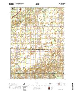 Three Oaks 2019 topographic map thumbnail