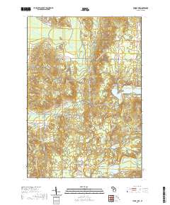 Thumb Lake 2019 topographic map thumbnail