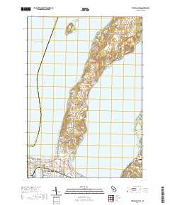 Traverse City SE 2019 topographic map thumbnail