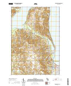 Traverse City SW 2019 topographic map thumbnail