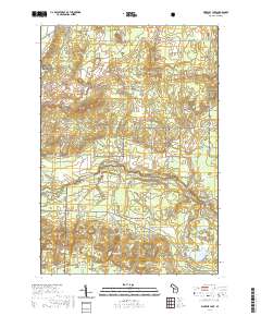 Wakeley Lake 2019 topographic map thumbnail