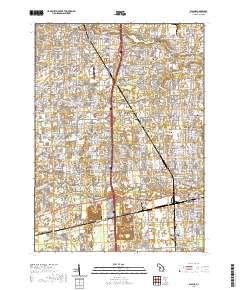 Wayne 2019 topographic map thumbnail