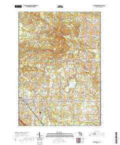West Branch 2019 topographic map thumbnail