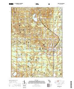 White Cloud 2019 topographic map thumbnail