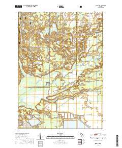Wolf Lake 2019 topographic map thumbnail