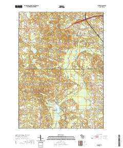 Woods 2019 topographic map thumbnail