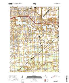 Ypsilanti East 2019 topographic map thumbnail
