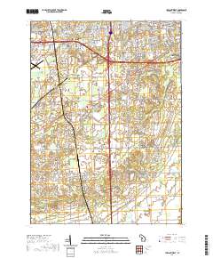 Ypsilanti West 2019 topographic map thumbnail