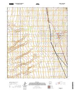 Tularosa 2020 topographic map thumbnail