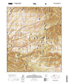 Tularosa Canyon 2020 topographic map thumbnail