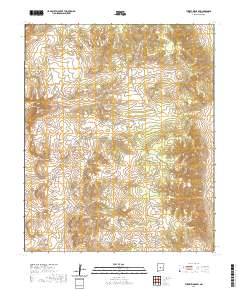 Turkey Ridge SW 2020 topographic map thumbnail