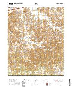Twin Buttes 2020 topographic map thumbnail