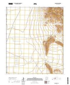 U Bar Ridge 2020 topographic map thumbnail