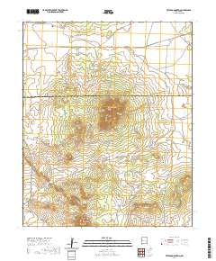 Veteado Mountain 2020 topographic map thumbnail