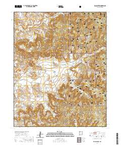 Vigas Canyon 2020 topographic map thumbnail