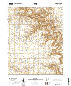 Wade Canyon 2020 topographic map thumbnail
