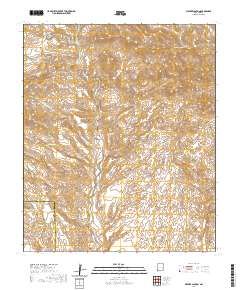 Walker Canyon 2020 topographic map thumbnail