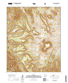 Wallace Mesa 2020 topographic map thumbnail