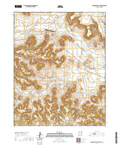 Wedding Cake Butte 2020 topographic map thumbnail