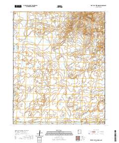 West of La Vida Mission 2020 topographic map thumbnail