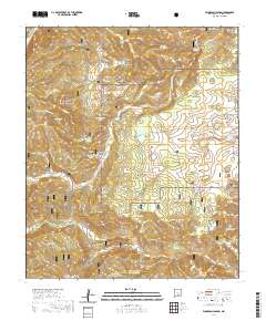 Woodson Canyon 2020 topographic map thumbnail