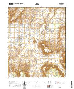 Zuni 2020 topographic map thumbnail