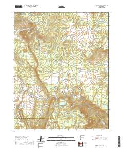 Agua Fria Peak 2020 topographic map thumbnail
