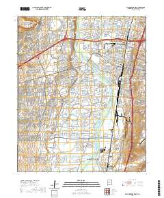 Albuquerque West 2020 topographic map thumbnail