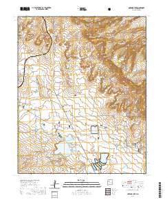 Ambrosia Lake 2020 topographic map thumbnail