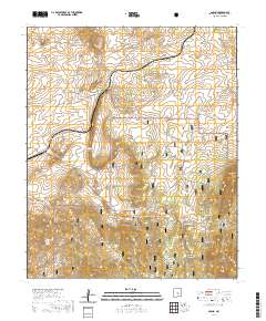 Ancho 2020 topographic map thumbnail
