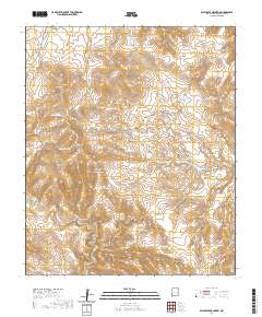 Applegate Mountain 2020 topographic map thumbnail