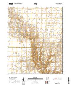 Aragon Hill 2020 topographic map thumbnail