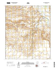 Arroyo Cuervo 2020 topographic map thumbnail