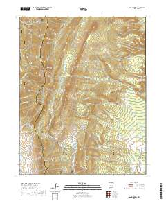 Ash Mountain 2020 topographic map thumbnail