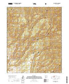Bay Buck Peaks 2020 topographic map thumbnail