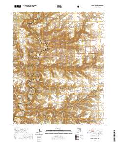Beaver Canyon 2020 topographic map thumbnail