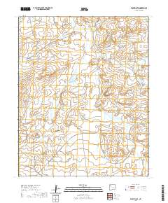 Becenti Lake 2020 topographic map thumbnail