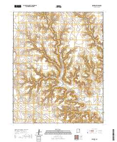 Beenham 2020 topographic map thumbnail